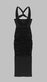 HALTER CUT OUT MAXI DRESS IN BLACK DRESS styleofcb 