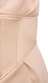 HIGH WAIST CONCELEAD IRREGULAR BLAZER DRESS styleofcb 