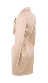 HIGH WAIST CONCELEAD IRREGULAR BLAZER DRESS styleofcb 