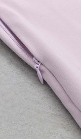 HIP WRAP BANDAGE MIDI DRESS IN LILAC DRESS STYLE OF CB 