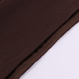 HIP WRAP MIDI SKIRT IN BROWN DRESS styleofcb 