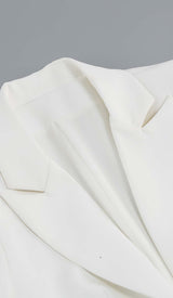 HOLLOW OUT LONG SLEEVE JACKET TOP AND SHORT SKIRT DRESS STYLE OF CB 