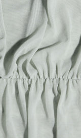 Halter slim sexy buttocks dress.