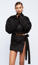 High neck skirt suit styleofcb 