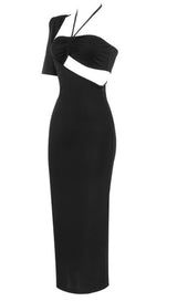 High waist long bandage dress. ohmogo 