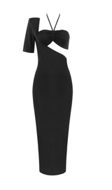 High waist long bandage dress. ohmogo 