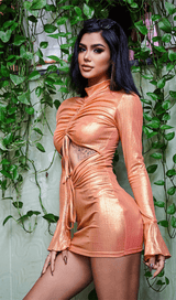 Hollow pleated dress styleofcb 