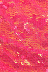 HOT SEQUIN PINK TOP AND SKIRT TWO PIECE SET TOPS & SKIRTS styleofcb 