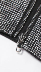 Iron chain sling hot drill corset vest styleofcb 