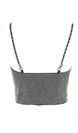 Iron chain sling hot drill corset vest styleofcb 