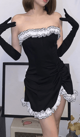 Irregular embroidered lace dress styleofcb 