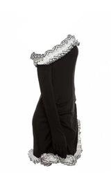 Irregular embroidered lace dress styleofcb 