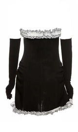 Irregular embroidered lace dress styleofcb 