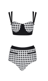 Jacquard color matching stretch suit styleofcb 