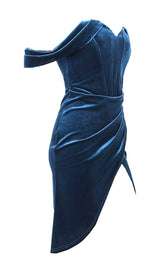 Korean velvet slit dress styleofcb 