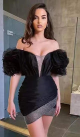 LACE MINI DRESS IN BLACK Dresses styleofcb 