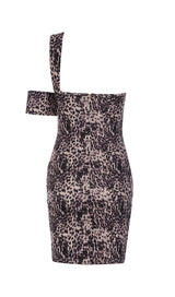LEOPARD RUCHED MINI DRESS Dresses styleofcb 