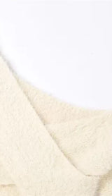 LONG SLEEVE MIDI DRESS IN IVORY styleofcb 