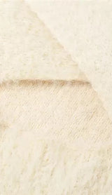 LONG SLEEVE MIDI DRESS IN IVORY styleofcb 