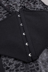 LEOPARD PRINT CRISS CROSS TIGHT BELT SPLIT LONG BANDAGE DRESS Bandage Dresses styleofcb 