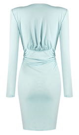 Long sleeve slim blazer dress styleofcb 