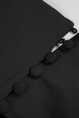 LONG SLEEVE CUT OUT BACKLESS MERMAID MAXI DRESS IN BLACK styleofcb 