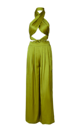 Loose plastic suit. ohmogo GREEN S 