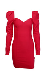 Low cut hip skirt styleofcb RED S 