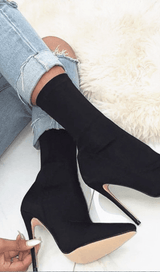 Medium tube stiletto high heels styleofcb 