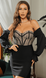 Mesh stitching dress styleofcb 