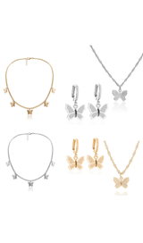 Metal Butterfly Tassel Pendant styleofcb 