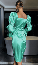 Multi-section puff sleeve dress styleofcb 