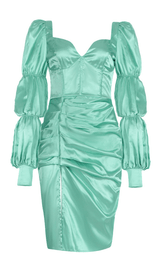 Multi-section puff sleeve dress styleofcb 