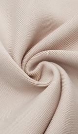 NUDE CRYSTAL STRAP BANDAGE MINI DRESS Dresses styleofcb 