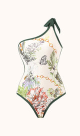 Nadine Printed Swimwear Two Piece Set In Green Swimwear styleofcb 