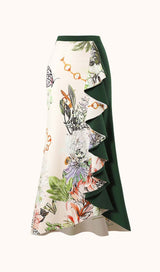 Nadine Printed Swimwear Two Piece Set In Green Swimwear styleofcb 