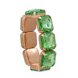 SQUARE RHINESTONE BRACELET Bracelet sis label GREEN 
