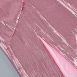 STRAPLESS SEQUIN SPLIT MAXI DRESS Dresses Oh CICI 