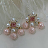 PINK PEARL EARRING Earrings blingmyfriend 