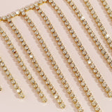 TASSEL AND DIAMOND CHEST CHAIN IN GOLD blingmyfriend 