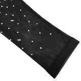 MESH DIAMOND DECORATIVE MAXI DRESS IN BLACK styleofcb 