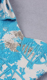 ONE SHOULDER MINI DRESS IN BLUE Dresses styleofcb 