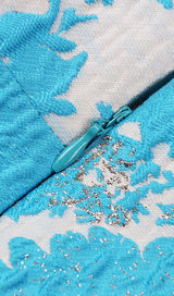 ONE SHOULDER MINI DRESS IN BLUE Dresses styleofcb 