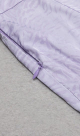 ONE SHOULDER SATIN JUMPSUIT IN LAVENDER DRESS STYLE OF CB 