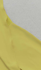 ONE SHOULDER TIERED JUMPSUIT IN OLIVE DRESS STYLE OF CB 