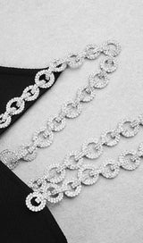 One-shoulder long chain dress styleofcb 