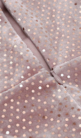 PINK VELVET DOT STRAPLESS MINI DRESS Dresses styleofcb 