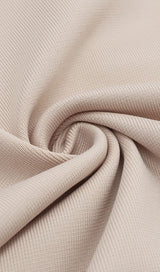 PLUNGE BANDAGE MINI DRESS IN NUDE Dresses styleofcb 