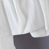 RUFFLE-TRIMMED CROP TOP DRESS STYLE OF CB 