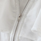 RUFFLE-TRIMMED CROP TOP DRESS STYLE OF CB 